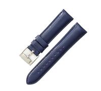 FNBDDX Uhrenarmband passend for Fossil wasserdichte dunkelblaue Rose Stahlschnalle 22 mm 24 Universal-Uhrenarmbänder(Light Blue-Steel-K8,24mm)