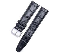 FNDWJ 20/21/22mm Weiches Rindsleder Armband Flaches Ende Gürtel Passend Für IWC Strap Fliegeruhren Portofino Portugieser Gürtel(22mm)