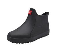 FNKDOR Gummistiefel Damen Kurz Weitschaft Regenstiefel#1
