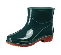 FNKDOR Gummistiefel Damen Kurz Weitschaft Regenstiefel#19