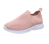 FNKDOR Slip On Sneakers Damen Ohne Schnürsenkel Mesh Atmungsaktiv Sportschuhe Turnschuhe Laufschuhe#55