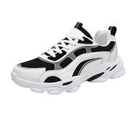FNKDOR Sneaker Sportschuhe für Damen Klassisch Schnürschuhe Plateausneaker Turnschuhe Laufschuhe#49
