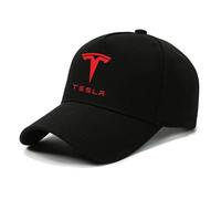 Foam Trucker Cap,Für Tesla Model 3 Model S Model X Model Y Sommer Sport Basecap Baseballkappe,Unisex Baseball Mütze,verstellbaren Klipp-Verschluss,A