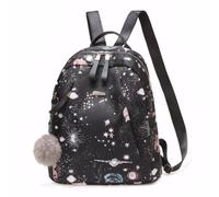 Focenat Frauen Rucksack Wasserdicht Anti-Diebstahl, Schultaschen Anti-Diebstahl Tagesrucksack, Oxford Schultertasche Casual Daypack Klein Reiserucksack für Frauen Mädchen (Schwarz)