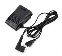 Focket Fußschalter Pedal mit Netzkabel, Elektronischer Fußschalter für Nähmaschine, 220 V (EU-Stecker), Schwarz, EIN-AUS, Fußpedal