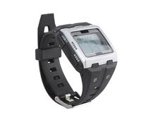 Fockety Elektronische Sportuhr, Multifunktions-Herren-Sportuhr aus Edelstahl für Outdoor-Camping (Silber)