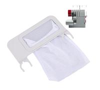 Fockety Overlocker Serger Scrap Trim Catcher und Pad, Overlocker mit Abnehmbarer Tasche, Abfallsammler für Singer 14CG744 14CG754 14HD854 Nähmaschine Overlock Trim Collector