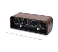 Fockety Uhrenbeweger für Automatikuhren mit 4 Aufbewahrungsfächern, 5 Modi, Automatischer Uhrenbeweger mit Leisem Motor, Batteriebetriebener Uhrendreher für Damen und Herren