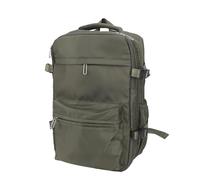 Fockety Vakuum-Rucksack, 27 L Erweiterbarer, Wasserdichter Vakuumbeutel, Geräumiger Reiserucksack aus Oxford-Gewebe mit Pumpe und Vakuum-Kompressionsbeutel für 15,6-Zoll-Laptops und (GREEN)