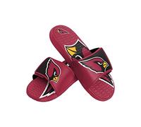 FOCO Arizona Cardinals NFL Colorblock Big Logo Gel Slide Red Badelatschen Hausschuhe - XL