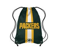 FOCO Green Bay Packers NFL Team Stripe Wordmark Kordelzug-Rucksack