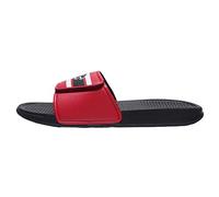 FOCO Herren NFL Team Logo Sport Slide Sandale, Schwarz-Legacy Stripe | Lässige Sandalen