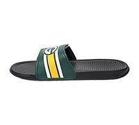 FOCO Herren NFL Team Logo Stripe Slide Sandalen Green Bay Packers Legacy Sport-Slipper mit Klettverschluss, gestreift, Größe XL