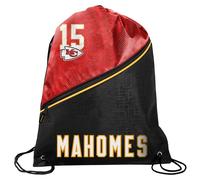 FOCO - Kansas City Chiefs High End diagonal Drawstring Backpack Gym Bag - Patrick Mahomes #15