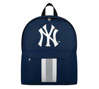 FOCO MLB Baseball-Schultasche, Reiserucksack, offizielles Lizenzprodukt, Team-Farbe, Primär-Logo, gestreift, New York Yankees, Einheitsgröße, Tagesrucksäcke