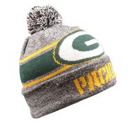 FOCO NFL Green Bay Packers Unisex-M tze mit grauen Streifen, graue Streifen-M tze, Teamfarbe, Einheitsgr e
