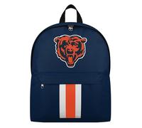 FOCO NFL Offiziell lizenzierter Team-Farbe, Primär-Logo, einfarbig, gestreift, Fußball-Schultasche, Reiserucksack, Chicago Bears, Einheitsgröße, Tagesrucksäcke