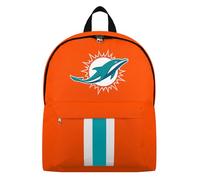 FOCO NFL Offiziell lizenzierter Team-Farbe, Primär-Logo, einfarbig, gestreift, Fußball-Schultasche, Reiserucksack