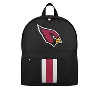 FOCO NFL Offiziell lizenzierter Team-Farbe, Primär-Logo, einfarbig, gestreift, Fußball-Schultasche, Reiserucksack, Arizona Cardinals, Einheitsgröße, Tagesrucksäcke