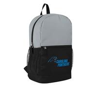 FOCO NFL Offiziell lizenziertes Fußballteam Farbiges Primär-Logo, zweifarbig, großes Logo, Farbblock, Schultasche, Reiserucksack, Carolina Panthers, Einheitsgröße, Tagesrucksäcke