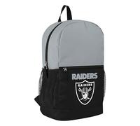 FOCO NFL Offiziell lizenziertes Fußballteam Farbiges Primär-Logo, zweifarbig, großes Logo, Farbblock, Schultasche, Reiserucksack, LAS VEGAS RAIDERS, Einheitsgröße, Tagesrucksäcke
