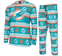FOCO NFL Winter Xmas Pyjama Schlafanzug Miami Dolphins - XL