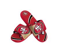 FOCO San Francisco 49ers NFL Herren Colorblock Big Logo Gel Slides - L