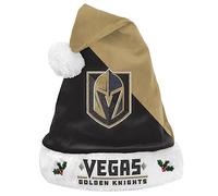 FOCO Vegas Golden Knights 2020 Basic Santa NHL Weihnachtsmannmütze, One Size