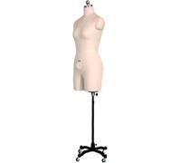 FOELANNE Ansteckbare Schneiderpuppe aus Styropor in Übergröße for Nähen | Mehrere Größen, weiblich, feststeckbar, höhenverstellbar: Drapierungsdisplay for Nähen(XXX-Large)
