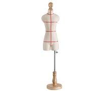 FOELANNE Mit Stoff überzogene Schneiderpuppe aus Schaumstoff | 1/4, 1/3, 1/2 Größen: Nähen, Mustererstellung, Drapieren, Ausstellen(1/3 Size)