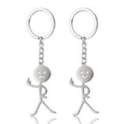 Fogbush Mittelfinger Geschenk Schlüsselanhänger,2 Stück Lustige Geschenke Personalisierte für Frauen Männer Freundschaft Paare Partner Freundin Jahrestag Valentinstag Muttertag