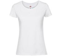 FOL Damen Ladies Ringspun Premium T F186 White S