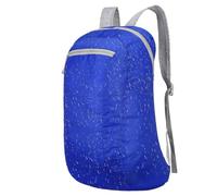 Foldable Backpack | 44X28X19cm Camping Backpack, Sports & Outdoor Backpacks, Padded Shoulder Straps Breathable Bag For Gym Travel Beach Business Trips Daily Mountain Climbing, blau, riferimento