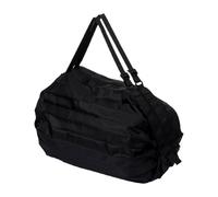 Foldable Tote, Reusable Shopping Bag, Large Capacity Organizer, Heavy Load Support, Compact Storage Design, Black 1pc, Excellent for Groceries, Work Necessity, Travel, Daily Errands, Schwarz ,