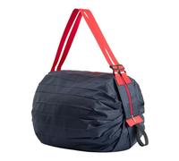 Foldable Tote, Reusable Shopping Bag, Large Capacity Organizer, Heavy Load Support, Compact Storage Design, Black 1pc, Excellent for Groceries, Work Necessity, Travel, Daily Errands, marineblau,