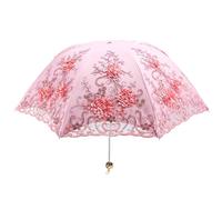 Foldable Umbrella Portable - Waterproof Lace Canopy, Lightweight Windproof Vintage, Portable Outdoor Protection | Travel Accessories For Park Beach Picnic Walking Climbing Fishing Commuting Bag