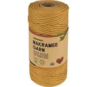 Makramee-Garn 3,5 mm, 100 m - Mustard Field
