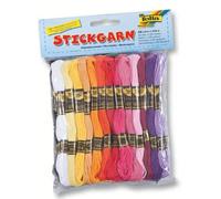Folia Bastelset Stickgarn - 52 Docken à 8 m, 26 Farben sortiert