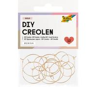 folia Creolen Set Ohrringe 12 Stk. Schmuckzubehör Schmuck Gold