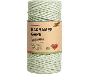 folia Makramee Garn hellgrün Soft green Ø 3,5 mm, 1 St. St.