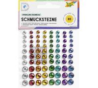 Folia Schmucksteine SPARKLING RAINBOW selbstklebend 80 Stück