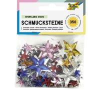 Folia Schmucksteine SPARKLING STARS, 350 Stück, Größen und Farben sortiert