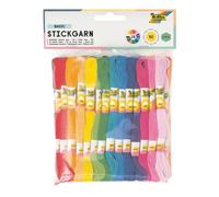 Folia Stickgarn BASIC, 52 Docken je 8m in 26 Farben 4001868057546