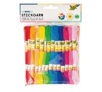 Folia Stickgarn BASIC, 52 Docken je 8m in 26 Farben