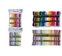 folia Garn zum Sticken Pastell matt pastellfarben 1,0 mm x 8,0 m 1 Pack = 52 St.