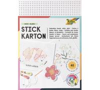Folia Stickkarton, unbedruckt, Stickkarten