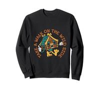 Folklore Hexenhaus - Vintage Cartoon - Gothic Dark Humor Sweatshirt