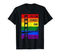 Folsom Street Fair Festival San Francisco Golden Gate Bridge T-Shirt