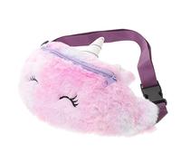 FOMIYES 1stück Plüsch Einhorn Umhängetasche Für Junge Mädchen Verstellbare Crossbody Tasche Für Freizeit Und Reisen Mit Süßem Design Und Praktischem Stauraum