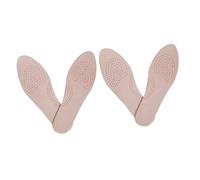 FOMIYES 2 Paar Einlegesohlen beige fußkur schuhsohle shoe sole schuh zubehör schuhweiter schuh sohlen Schuheinlagen für Damen Fußpolster Sport Einlegesohle aus Schaffell Schuhkissen